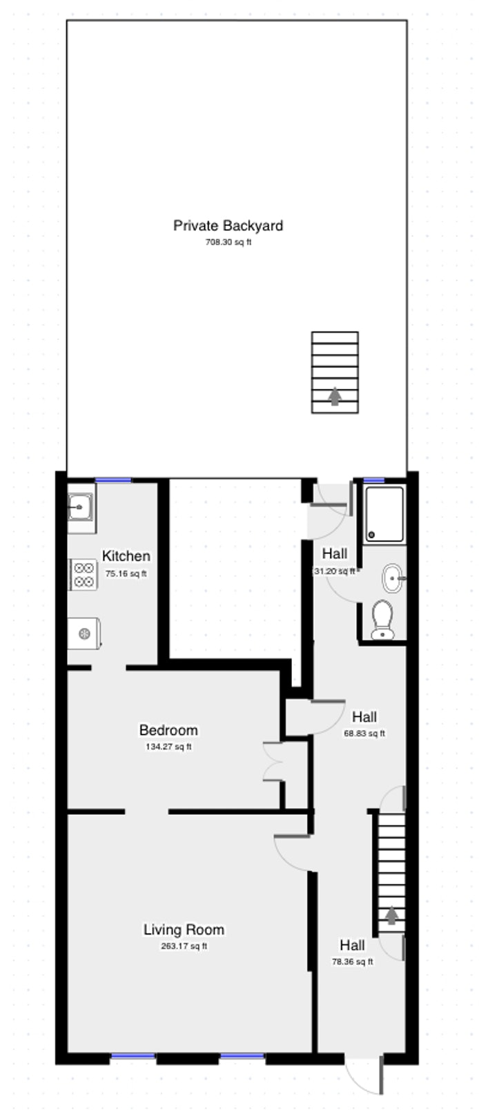 Floorplan for 192 Adelphi Street, G