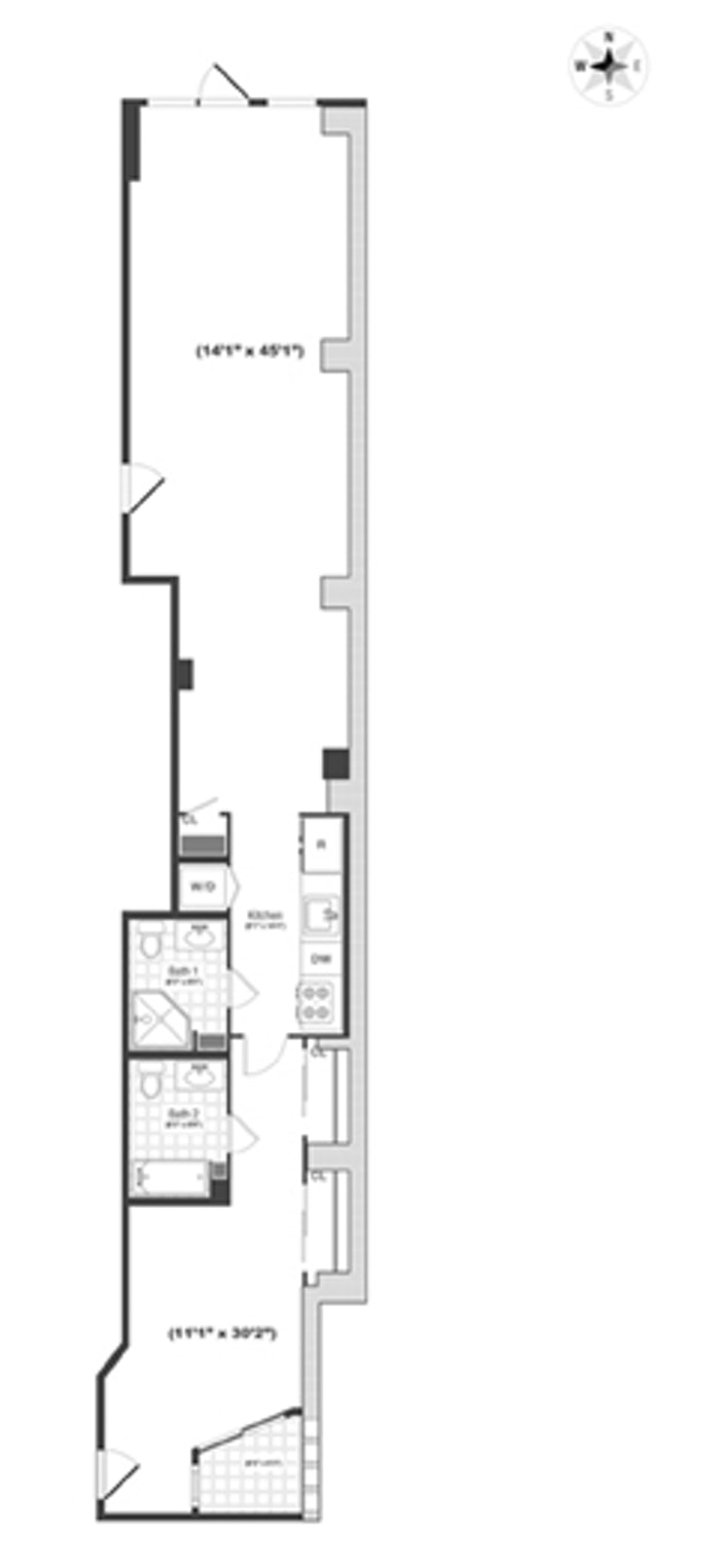 Floorplan for 15 Vestry Street, 1