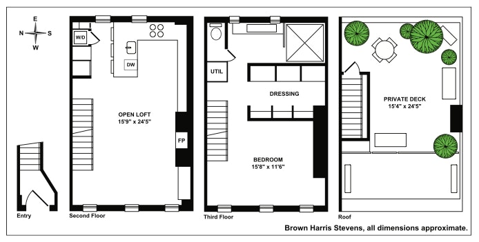 Floorplan for 387 Bleecker Street, 1