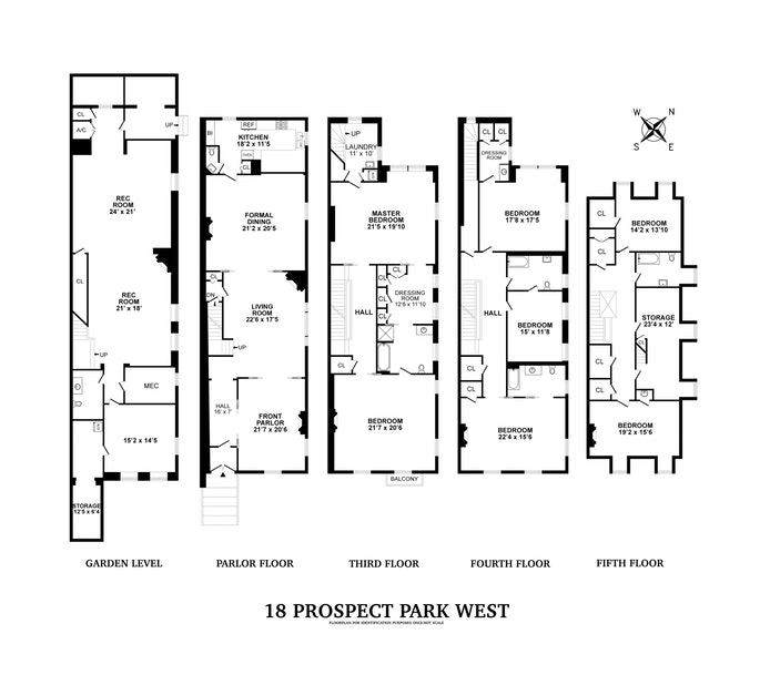 Floorplan for 18 Prospect Park West, TH