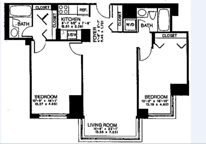 Floorplan for 524 East 72nd Street, 26B