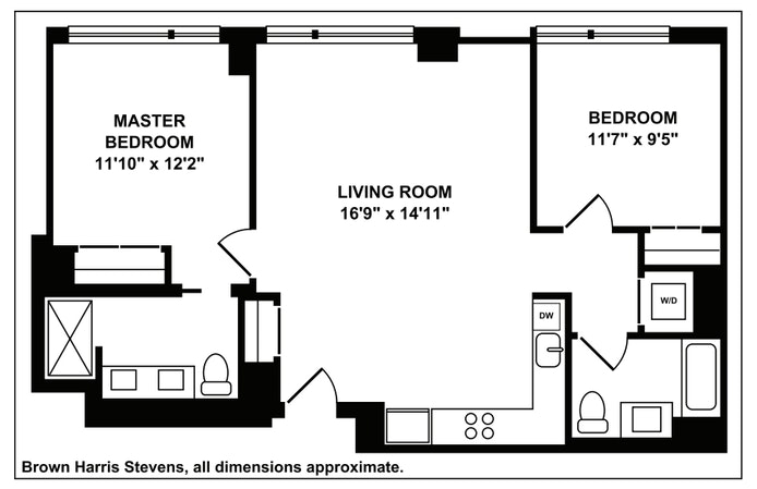 Floorplan for 550 Vanderbilt Avenue, 1315