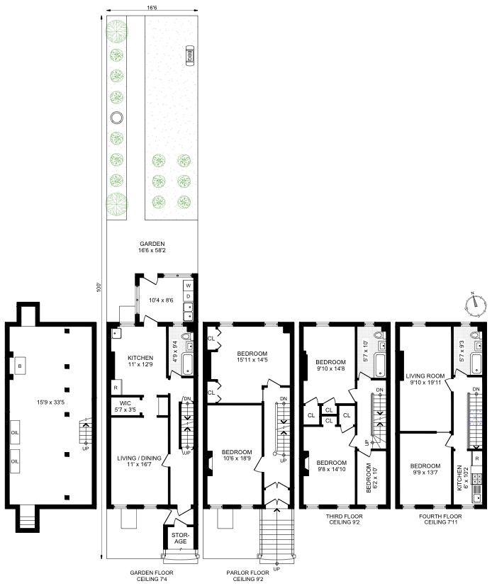 Floorplan for 21 -49 45th Avenue