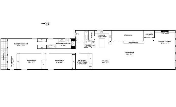 Floorplan for 50 Bond Street, 4THFLOOR