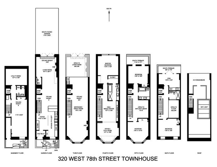 Floorplan for 320 West 78th Street, TH