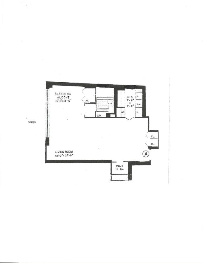 Floorplan for 132 East 35th Street, 2A