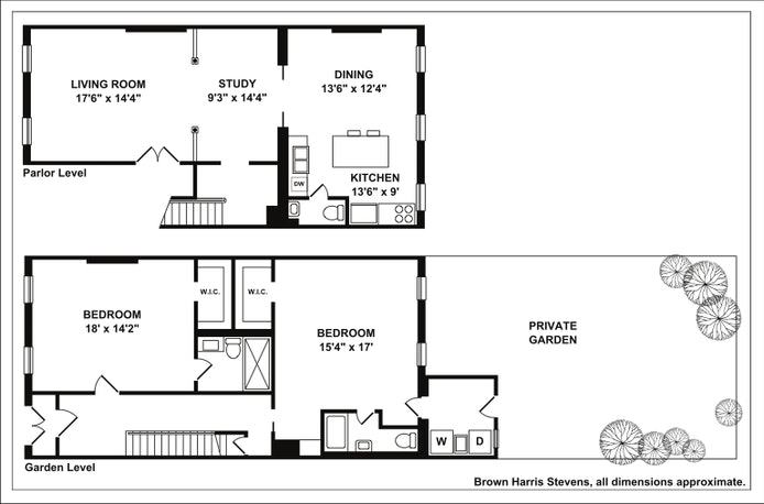 Floorplan for 9 Lefferts Place, 1