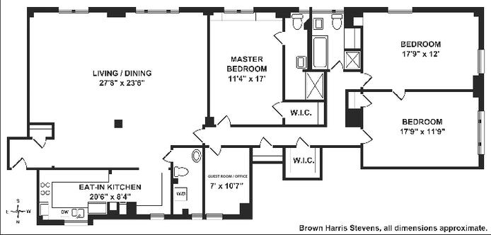 Floorplan for 219 West 81st Street, 9A