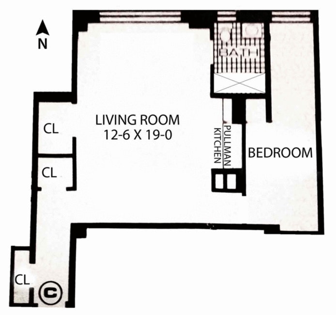 Floorplan for 157 East 72nd Street, 5C