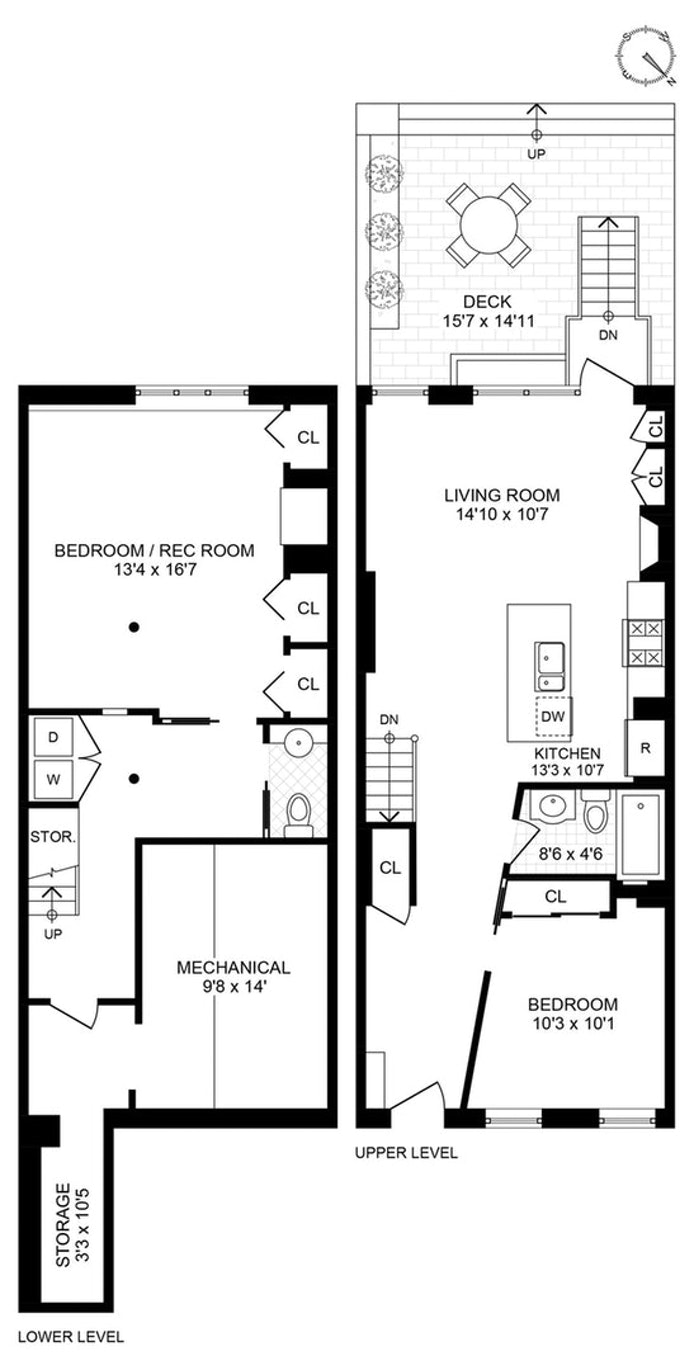 Floorplan for 728 A Carroll Street, 1