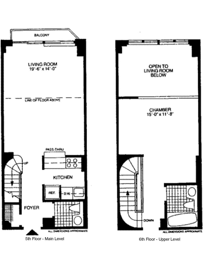 Floorplan for 250 West 89th Street, 5F