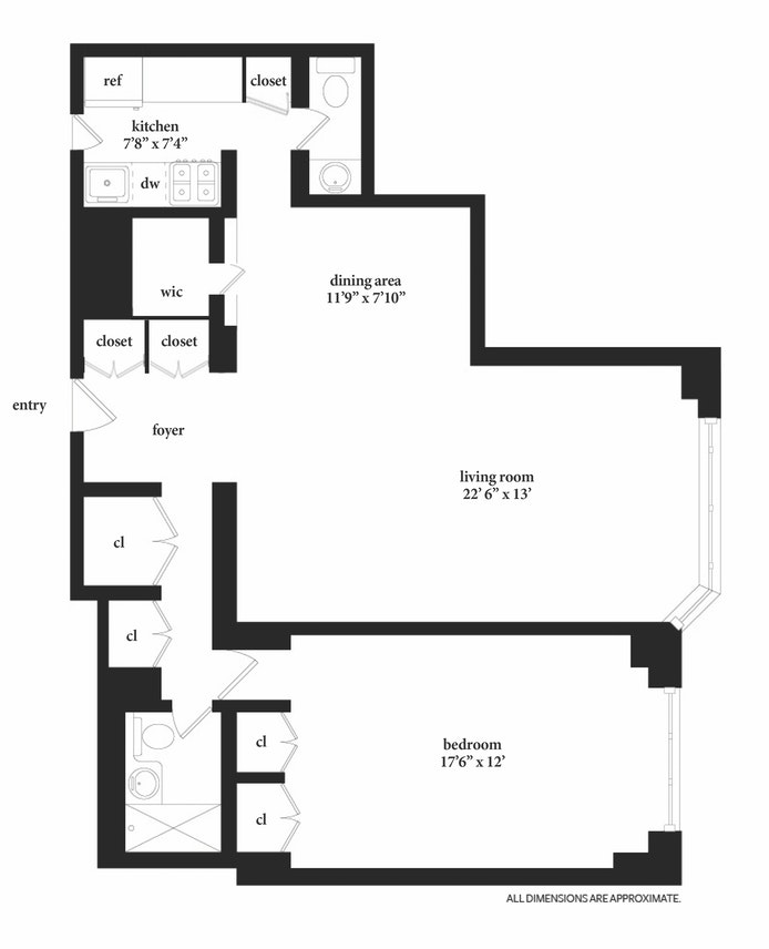 Floorplan for 400 East 56th Street, 39F