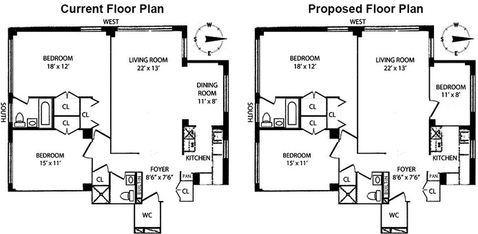 Floorplan for 167 East 67th Street, 9A