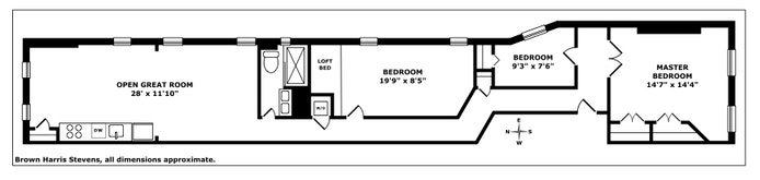 Floorplan for 115 West, 96th Street, 9