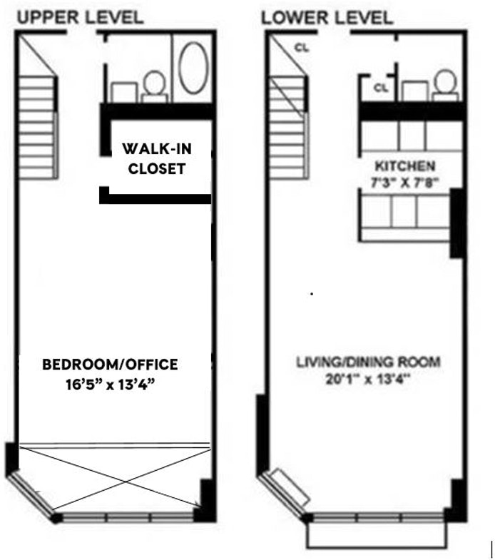Floorplan for 250 West 90th Street, 12F
