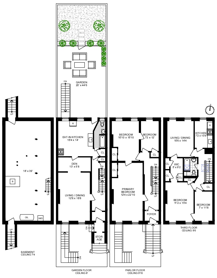 Floorplan for 265 Van Buren Street