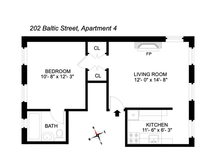 Floorplan for 202 Baltic Street, 4