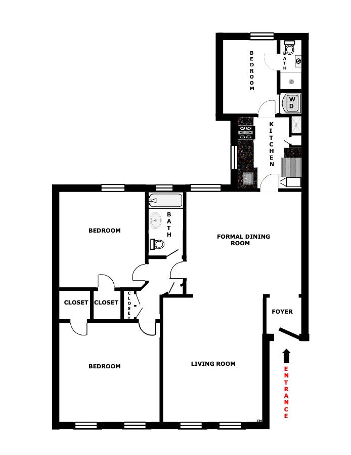 Floorplan for 35 -47 80th Street, 21