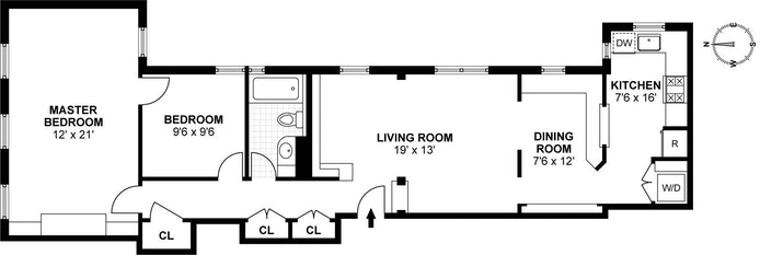 Floorplan for 126 West 11th Street, 51