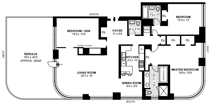 Floorplan for 181 East 90th Street, PH31A