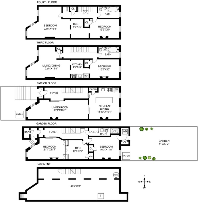 Floorplan for 188 Park Place