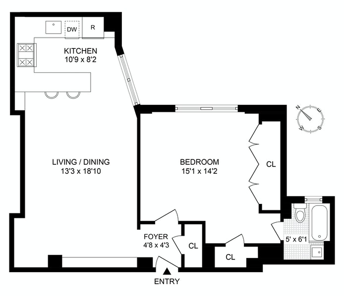Floorplan for 380 Riverside Drive, 7P