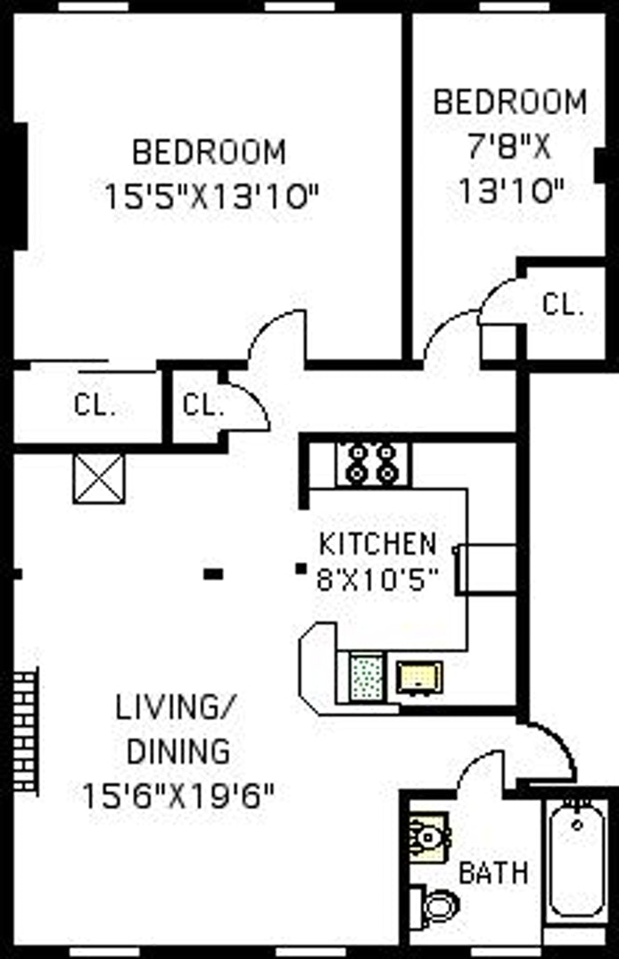 Floorplan for 362 State Street, 3