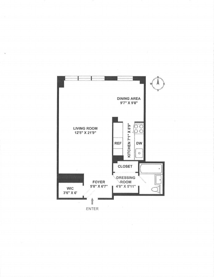 Floorplan for 20 East 68th Street, 14B
