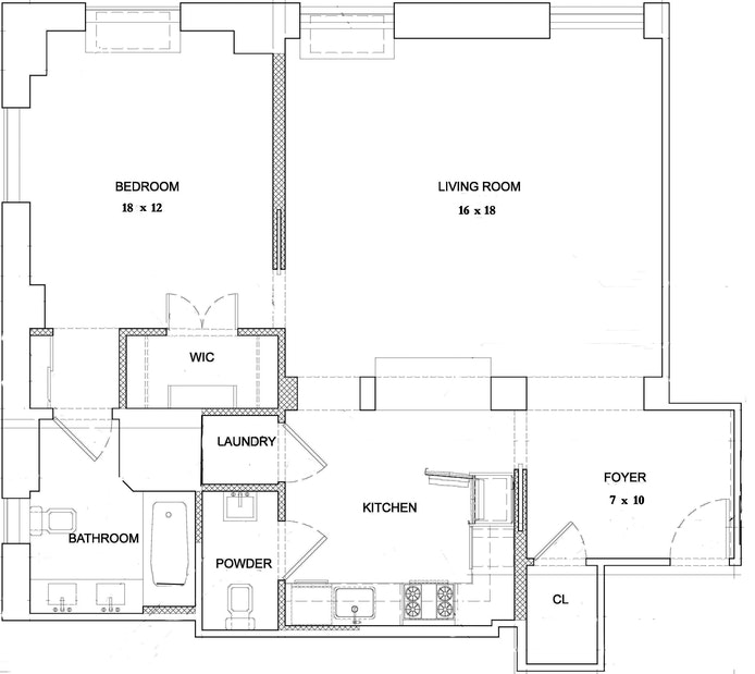 Floorplan for 25 Central Park West, 11Y