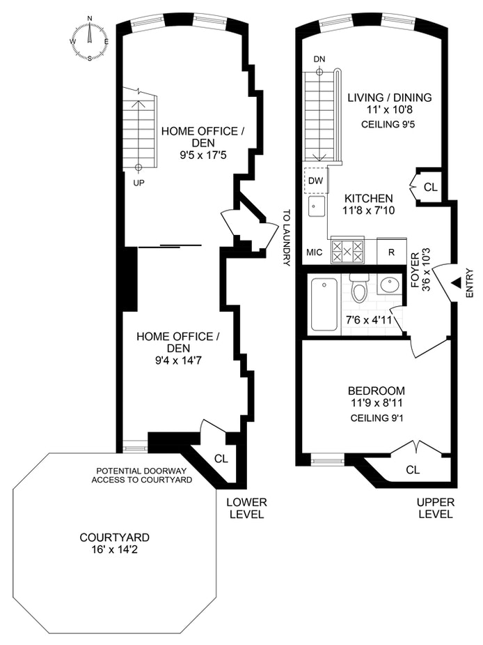 Floorplan for 794 Saint Johns Place, 1C