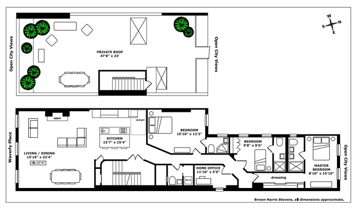 Floorplan for 119 Waverly Place, PH