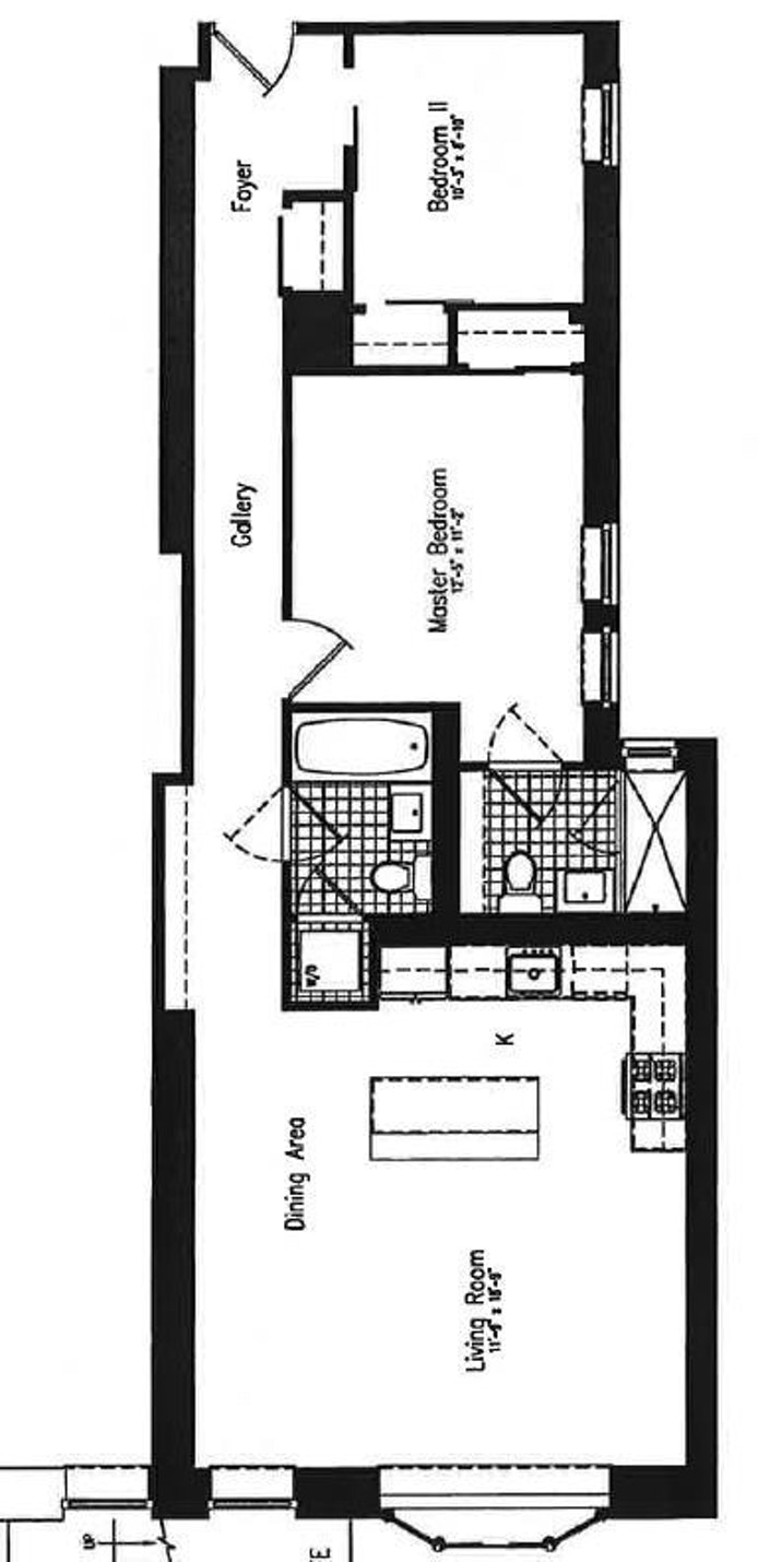 Floorplan for 159 West 118th Street, 4F