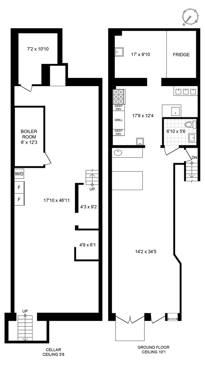 Floorplan for 854 10th Avenue, COMMERCIAL