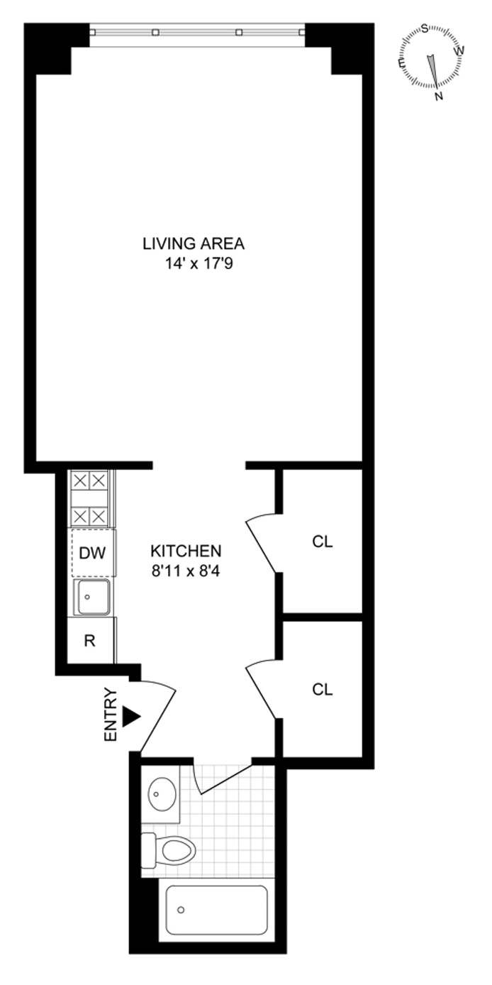 Floorplan for 235 East 73rd Street, 1A