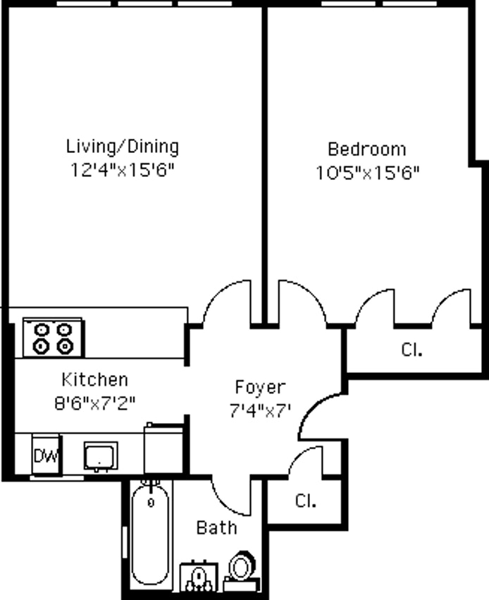 Floorplan for 218 Lincoln Place, 5A