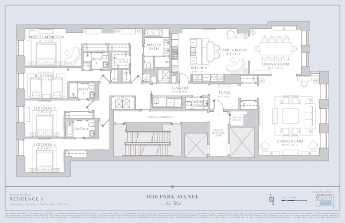 Floorplan for 1010 Park Avenue, 6THFLOOR