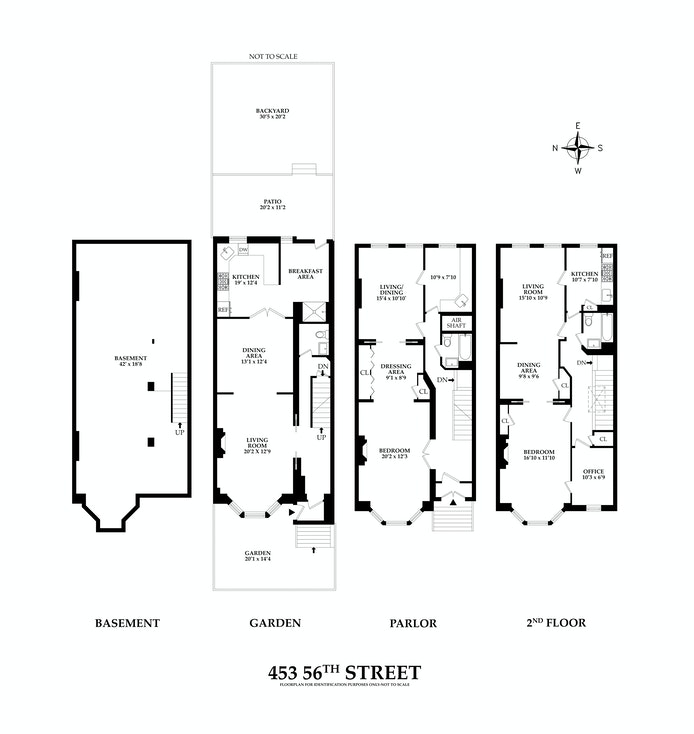 Floorplan for 453 56th Street