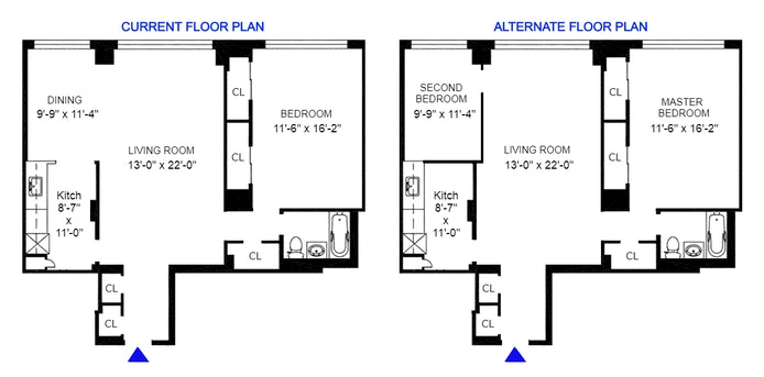 Floorplan for 405 East 63rd Street, 1N
