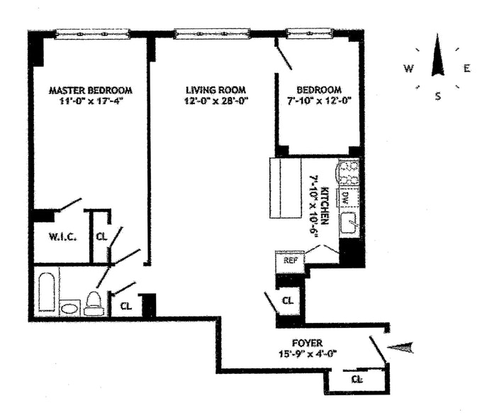 Floorplan for 235 East 87th Street, 2D