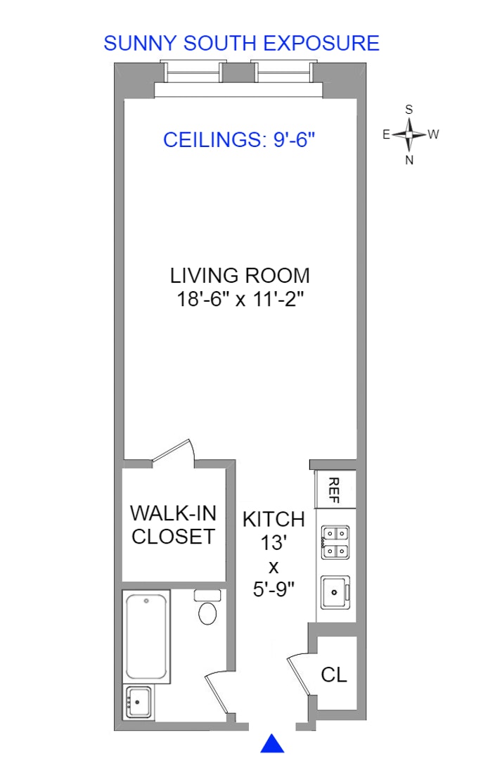 Floorplan for 310 Riverside Drive, 408