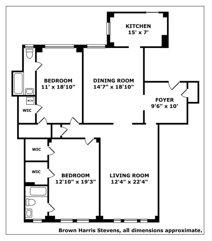 Floorplan for 825 West End Avenue, 7C