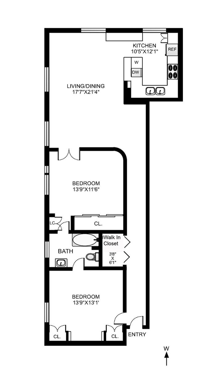 Floorplan for 129 Columbia Heights, 66