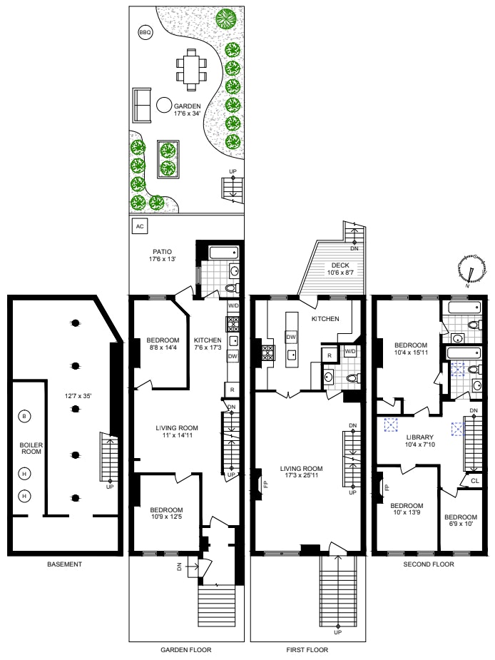 Floorplan for 754 Madison Street