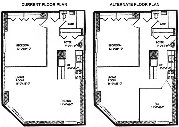 Floorplan for 1641 Third Avenue, 10D
