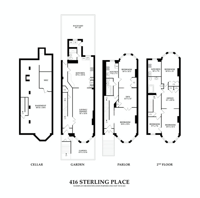 Floorplan for 416 Sterling Place