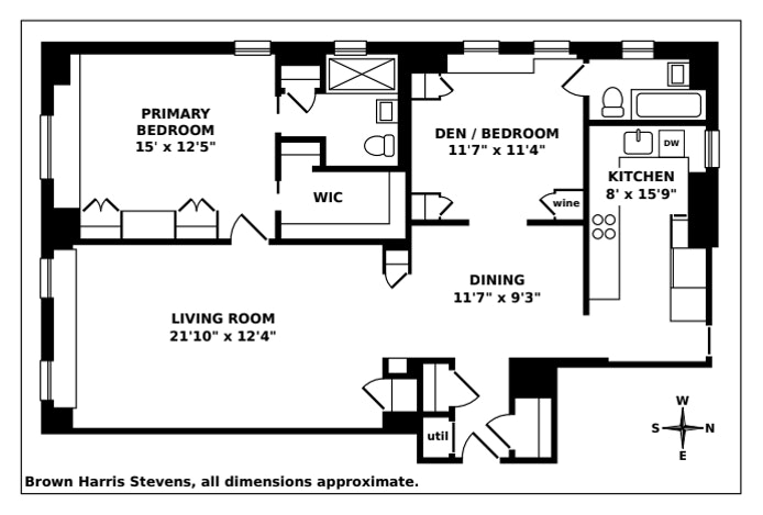 Floorplan for 14 Sutton Place South, 5F