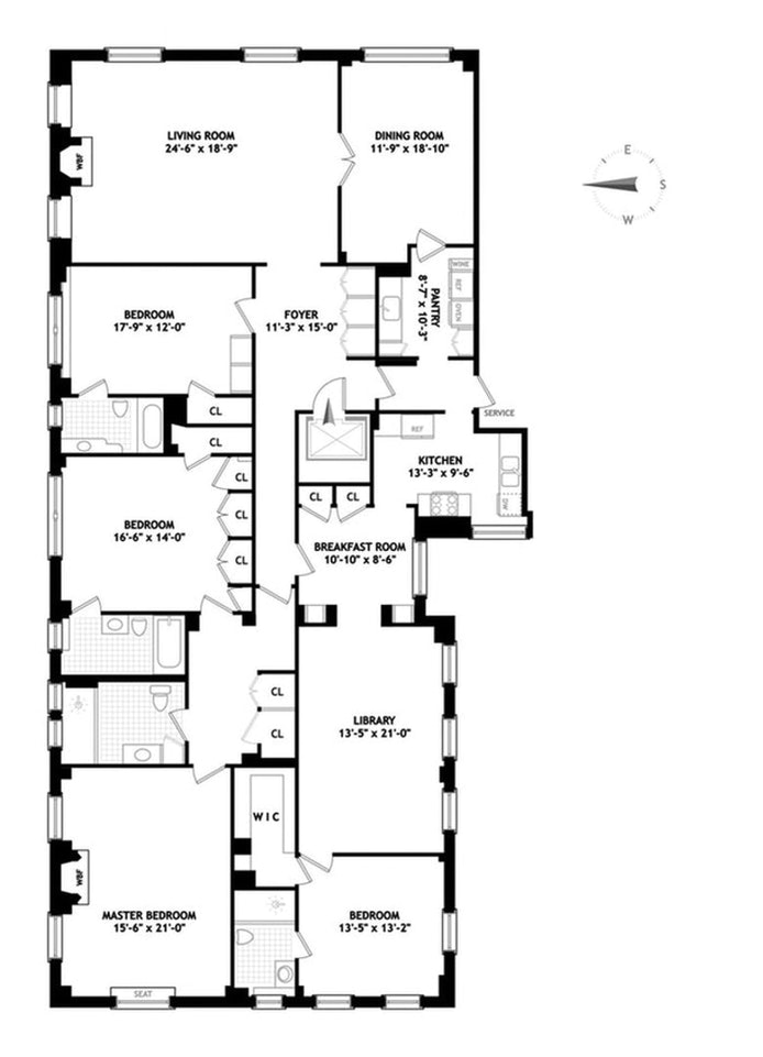Floorplan for 470 Park Avenue, 9THFL