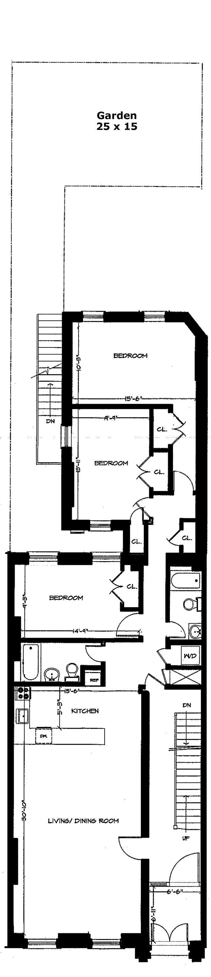 Floorplan for 87 First Place, 2