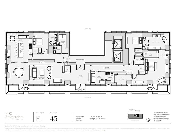 Floorplan for 200 Amsterdam Avenue, 45A