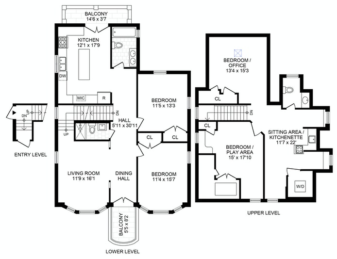 Floorplan for 691 Rugby Road, 2